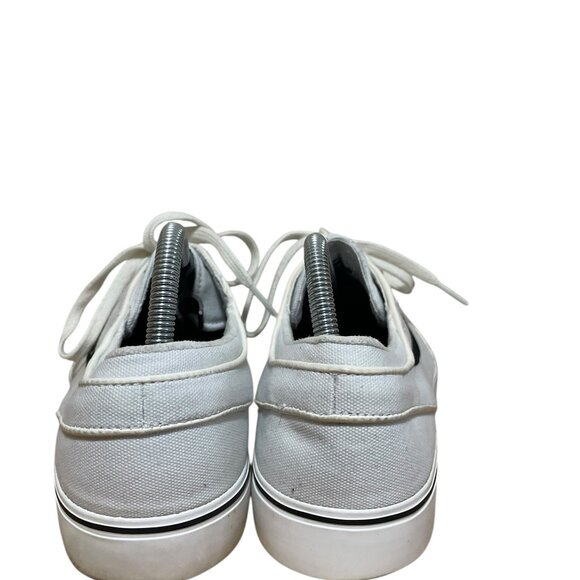 Nike SB Zoom Stefan Janoski Skateboarding 615957-100 White Canvas Men's sz 9.5 - Picture 5 of 7